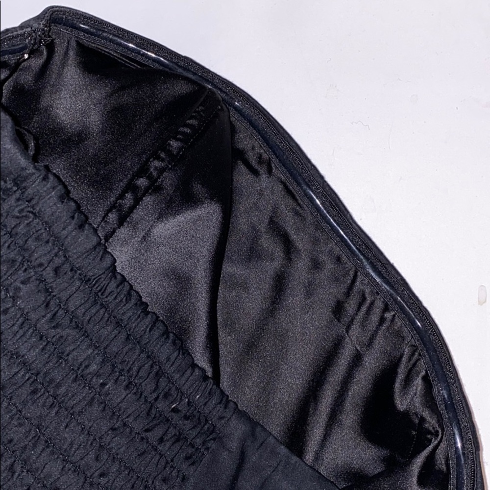 LIKE NEW Express black strapless dress - Picture 8 of 8